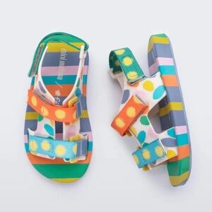 Mini Melissa sandals Ping Pong Fabula Size 4 New